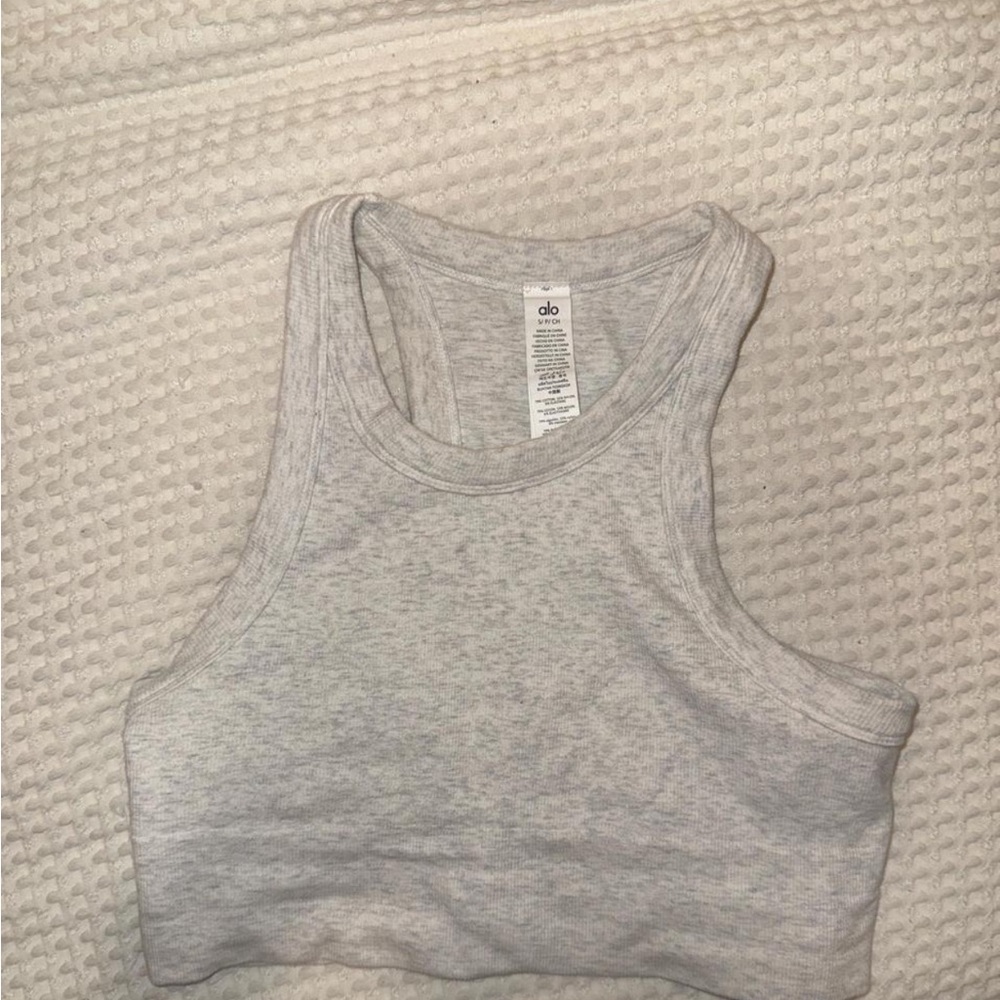ALO Yoga Light Gray Tank Top